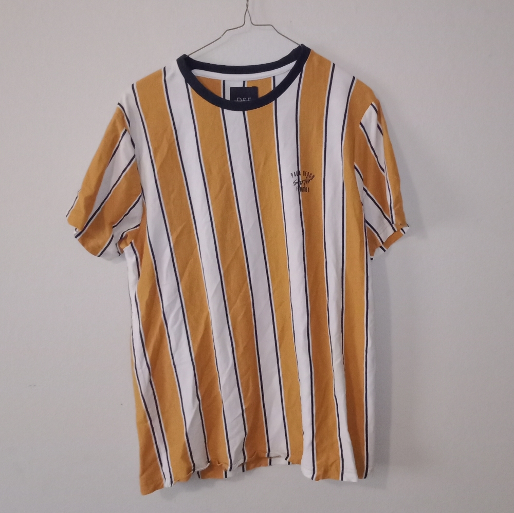 D&F Ricky Singh Striped Shirt Size L